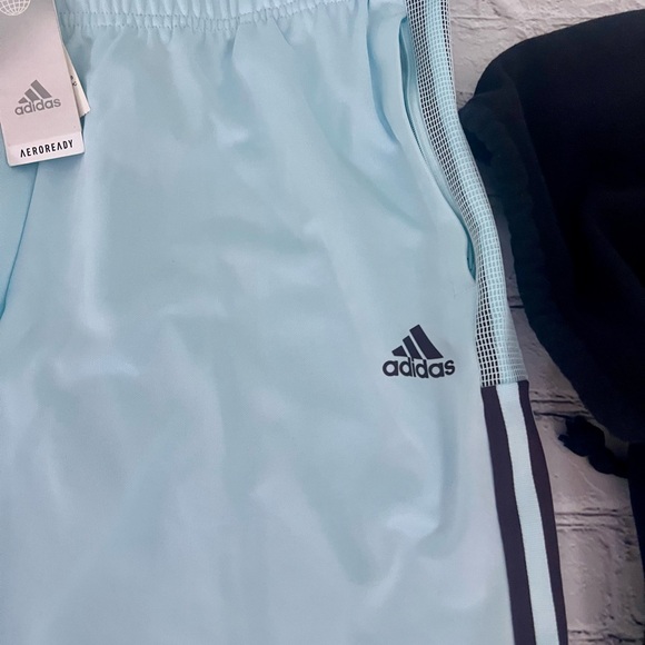 Adidas Light Blue/Teal Joggers - Picture 3 of 8